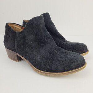 Lucky Brand Brett Black Suede Ankle Boot 6/36